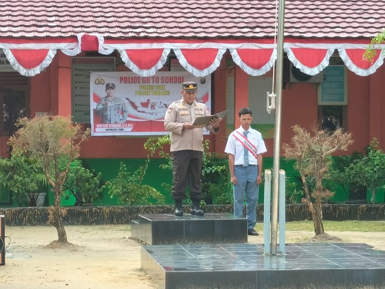 Tertib Berlalu Lintas, Police Goes To School ke SMKN 1 Tualang, Tertib Keselamatan Berlalu Lintas