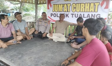 Jumat Curhat Mendengarkan Keluhan Warga Kampung Pinang Sebatang