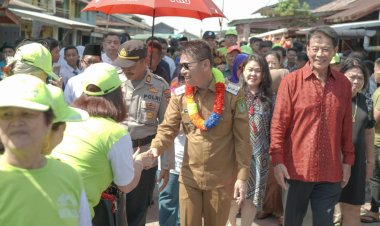 Bupati Rohil Resmikan Penggunaan Pembangunan Jalan di Pulau Halang