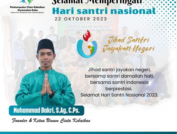 Momen Hari Santri 2023, Muhammad Bakri Katakan Solidaritas Untuk Masyarakat Ghaza, Palestina
