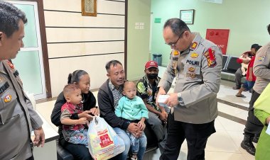 Dalam Rangka AKABRI 91 Polsek Minas berikan Bansos Terhadap Penderitaan Disabilitas