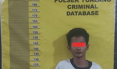 Pelaku Pencurian Dengan Kekerasan ( Jambret ) Hp Diamankan Tim Opsnal Polsek Tualang