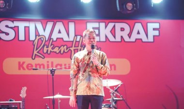 Bupati Rohil Resmi Buka Festival Ekraf Kemilau Bagan
