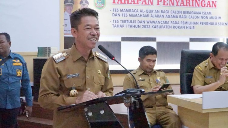 Bupati Rohil Buka Tahap Penyaringan Bacalon Penghulu