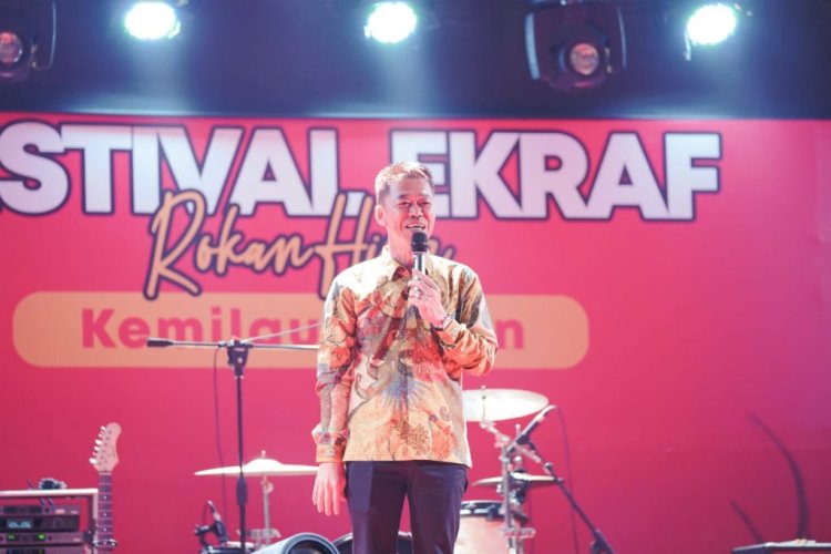 Bupati Rohil Resmi Buka Festival Ekraf Kemilau Bagan
