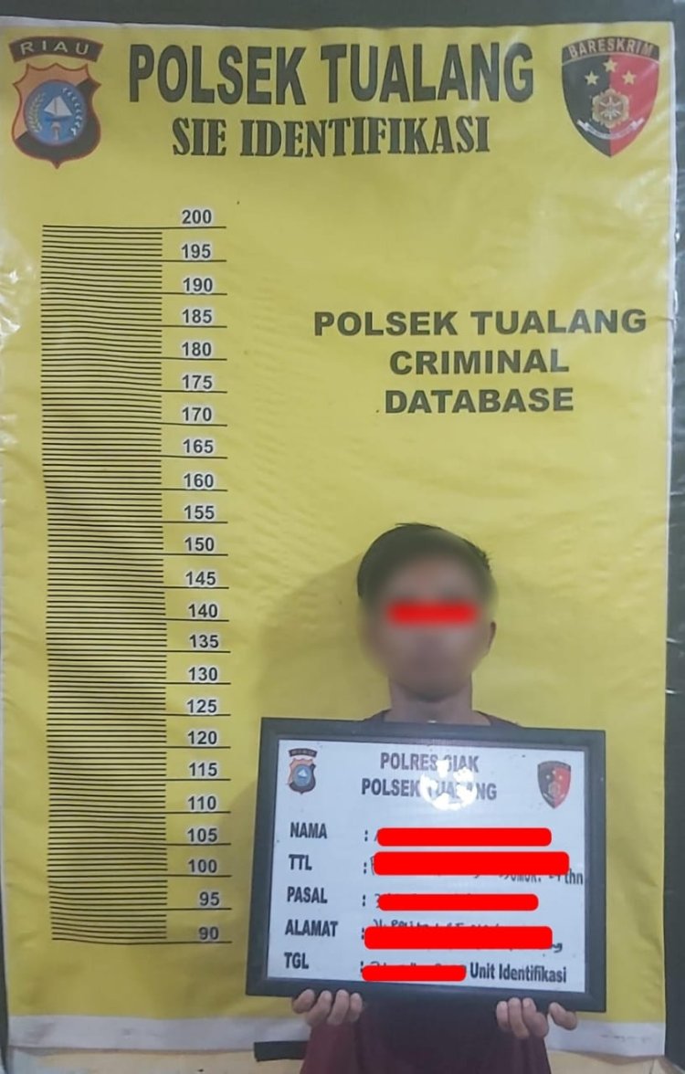 Bongkar Kedai Warung Satu Pelaku Berhasil Diamankan Tim Opsnal Polsek Tualang, Dua Pelaku DPO