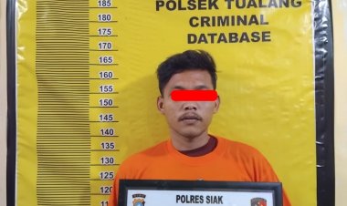 Pelaku Penggelapan Berupa 1 (satu) Unit Sepeda Motor Diamankan Tim Opsnal Polsek Tualang