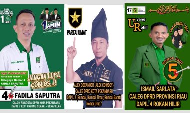 Ismail Sarlata, Fadila Saputra, dan Alex Cowboy: Bersama Maju untuk Pers Indonesia dan Masyarakat Riau Meskipun dari Partai yang Berbeda