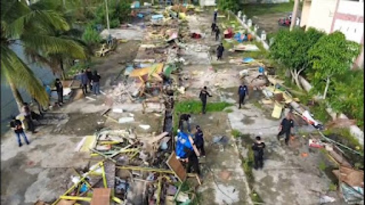 Diduga Tempat Maksiat, Pj Bupati Herman Instruksikan Pembongkaran Pusat Kuliner Kelapa Gading untuk Dijadikan Ruang Terbuka Hijau (RTH)