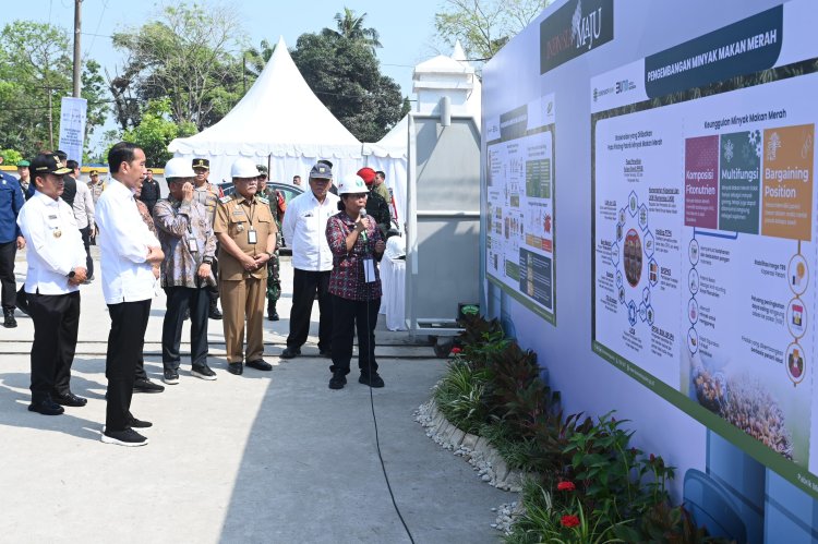 Pangdam I/BB Menemani Presiden RI dalam Peresmian Pabrik Minyak Makan Merah di Pagar Merbau dan Kunjungan Kerja ke Daerah