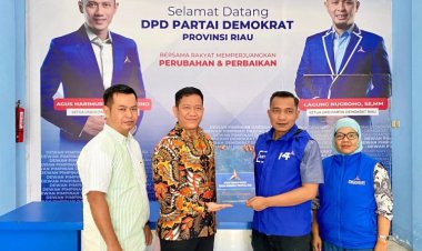 Utus Datuk Budi Ambil Formulir Pilkada, HM Wardan Resmi Turun Laga