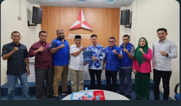 Bupati Afrizal Sintong Lakukan Langkah Politik untuk Berkoalisi dengan Partai Demokrat di Pilkada 2024