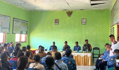 Satgas Yonkav 6/Naga Karimata Gelar Apel Kesadaran di Perbatasan