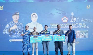 Siswa SMA Angkasa Lanud Sultan Hasanuddin Juara 1 Lomba Fotografi Hari Bakti Ke-77 TNI AU