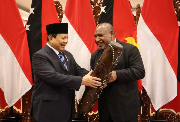 Menhan Prabowo Terima Kunjungan PM Papua Nugini: Diskusi Kerja Sama Pertahanan