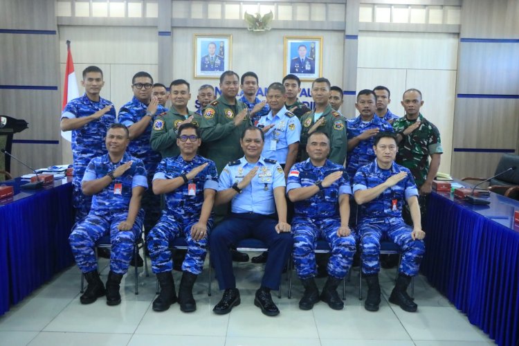 Danlanud Sultan Hasanuddin dan Dirjan Kodiklat AU Gelar Diskusi Round Table Evaluasi Latihan Sriti Gesit 2024
