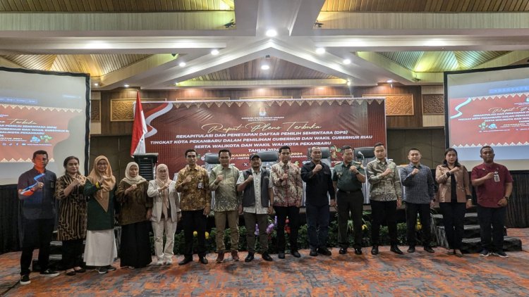 DPS Pilkada Serentak di Pekanbaru Ditetapkan Sebanyak 789.236 Orang