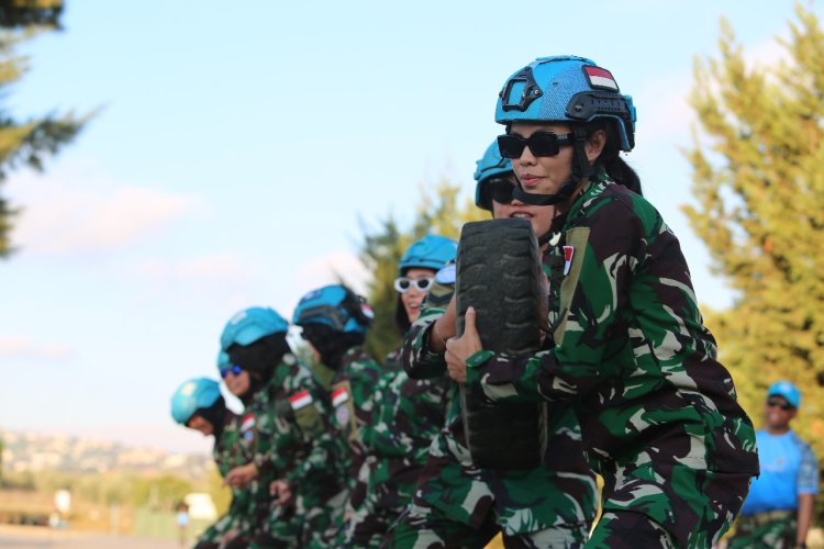 Prajurit Satgas Indobatt XXIII-R/UNIFIL Gelar Lomba Meriahkan HUT ke-79 RI di Lebanon