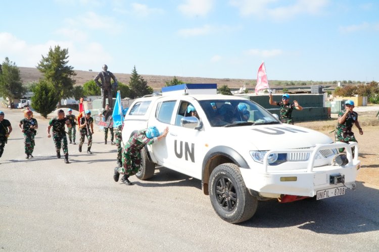 Prajurit Satgas Indobatt XXIII-R/UNIFIL Gelar Lomba Meriahkan HUT ke-79 RI di Lebanon