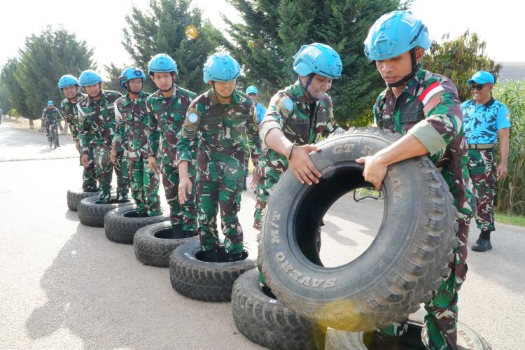 Prajurit Satgas Indobatt XXIII-R/UNIFIL Gelar Lomba Meriahkan HUT ke-79 RI di Lebanon