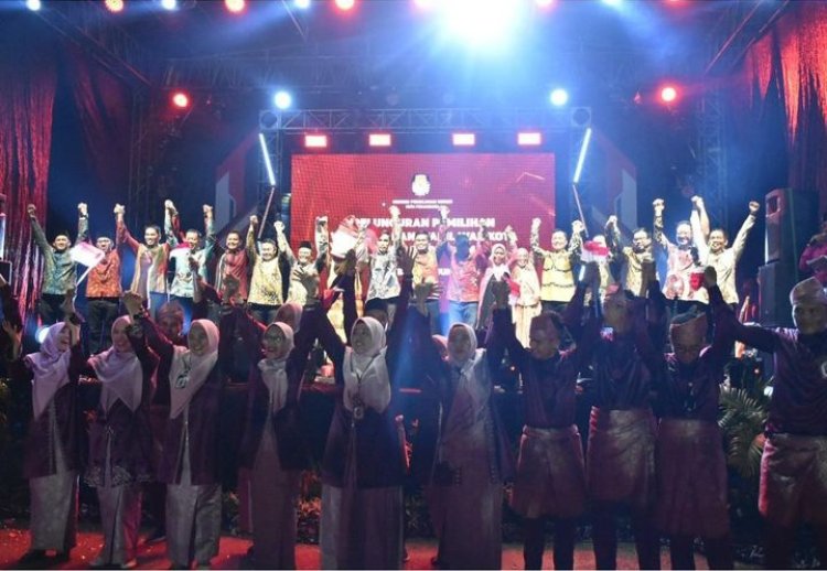 Wakil Ketua DPRD Pekanbaru Ginda Burnama Hadiri Peluncuran Pemilihan Walikota dan Wakil Walikota Pekanbaru Tahun 2024