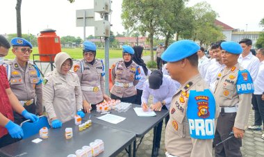 Polda Riau Cek Urine Personel, Jika Ada Positif Narkoba Terancam Dipecat