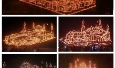 Tradisi lampu colok dimalam 7 likur di Bengkalis