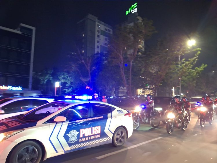 Patroli Sinergitas TNI-Polri Jaga Keamanan di Pekanbaru 