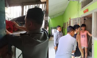 Respon Aduan Masyarakat, Lapas Pekanbaru Gelar Razia Kamar Hunian Warga Binaan