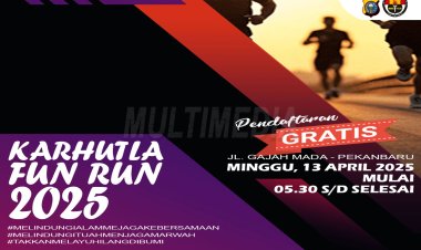 Kapolresta Pekanbaru Rilis Kegiatan "Pekanbaru Karhutla FunRun 5K 2025" 