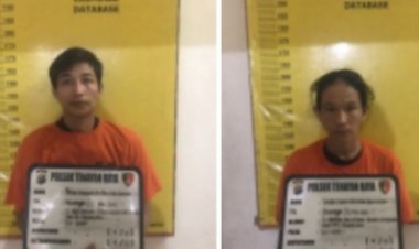 Pasangan Kekasih Ditangkap Polsek Tenayan Raya Karena Mencuri Sepeda Motor Tetangga