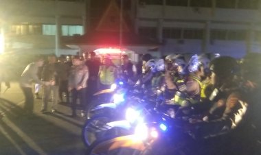 Gelar Patroli Skala Besar, Polda Riau Sasar Balap Liar dan Kejahatan Jalanan