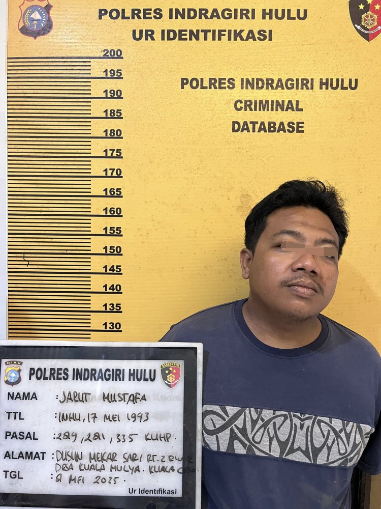 Polres Indragiri Hulu Ringkus Preman Yang Sering Buat Onar 