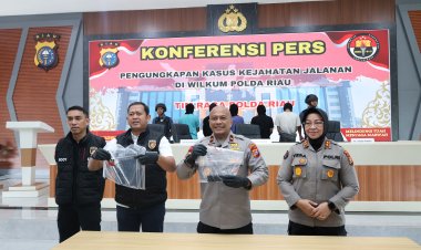 Resahkan Masyarakat, Pelaku Kejahatan Jalanan Dibekuk Polda Riau
