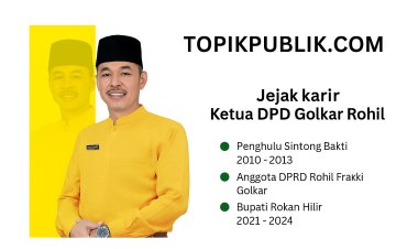 Jejak Karier Afrizal Sintong, Ketua DPD Golkar Rohil