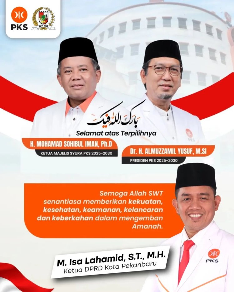 Muhammad Isa Lahamid Apresiasi Kepemimpinan Baru PKS