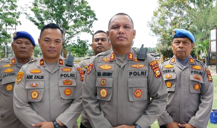 Polres Siak Tetapkan 8 Tersangka Kerusuhan PT. SSL di Desa Tumang 