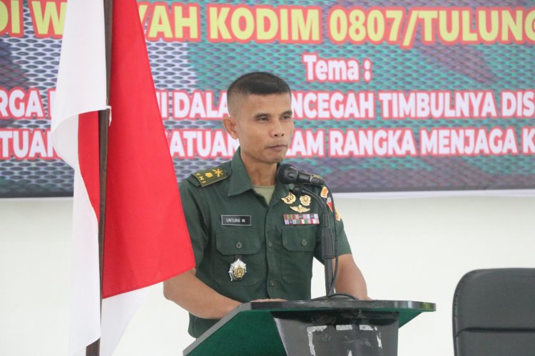 Kodim Tulungagung Gelar Komsos Bersama Keluarga Besar TNI 2025