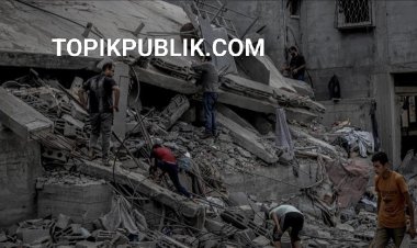 Gaza Dibombardir, 97 Tewas Termasuk Anak-Anak dan Pengungsi