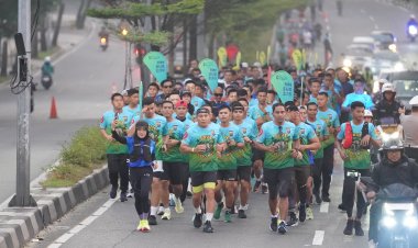 Ratusan Pelari Ikuti Fun Run To Riau Bhayangkara Run 2025
