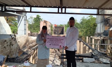 PT EMP Bantu Korban Kebakaran di Indragiri Hulu