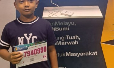 Hadziq Alghifari, Bocah 9 Tahun Ikut Riau Bhayangkara Run 2025