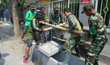 TMMD Reguler 125 Surakarta: TNI Bangun Saluran Air & RTLH