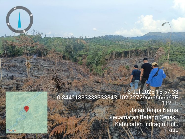 Pembakar Lahan Terdeteksi Dashboard Lancang Kuning, Polisi Tangkap Pelaku