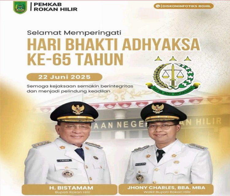 Pemkab Rohil Dukung Hari Bhakti Adhyaksa ke-65