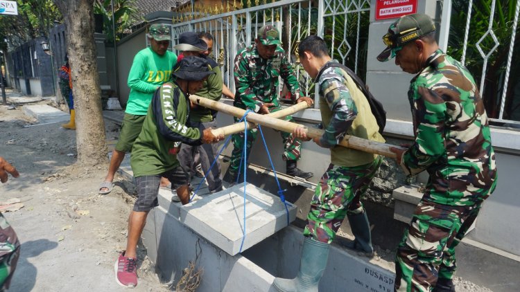 TMMD Reguler 125 Surakarta: TNI Bangun Saluran Air & RTLH