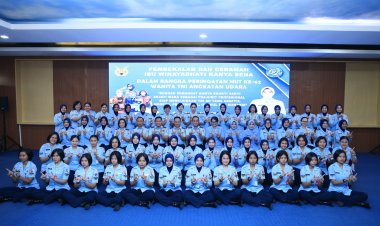 Jelang HUT ke-62, WARA TNI AU Dapat Pembekalan dari Ibu Winayadhati Kanyasena