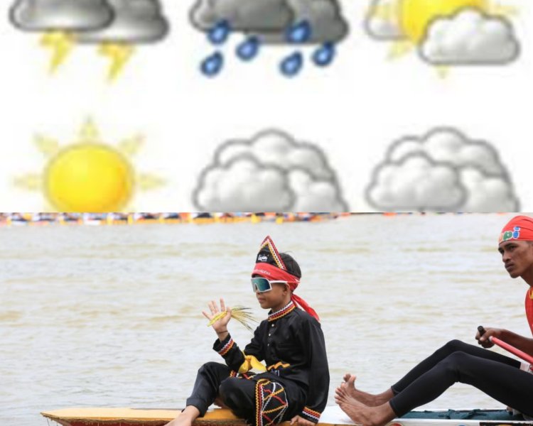Hari Ketiga Festival Pacu Jalur 2025 di Kuansing, BMKG Riau Keluarkan Peringatan Cuaca