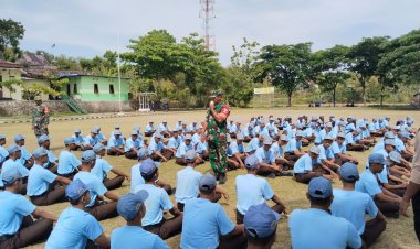 Babinsa Sragen Bina Cinta Tanah Air Siswa SMK Sakti Gemolong