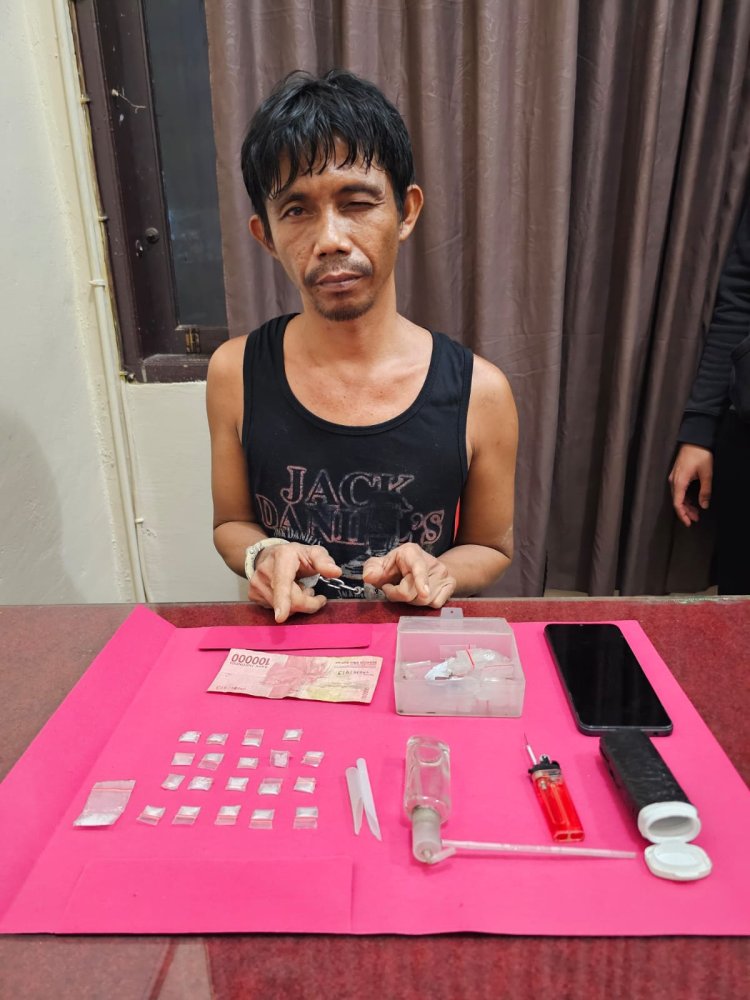 Pengedar Sabu 3,02 Gram di Desa Japura Ditangkap Polisi
